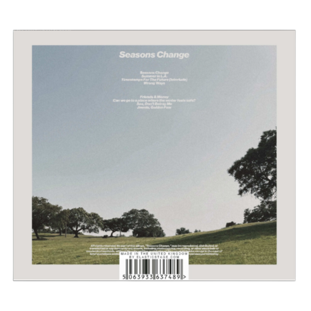Seasons Change - Album CD